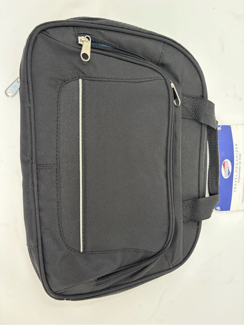 American Tourister Black Travel Organizer Pouch 13”x9”